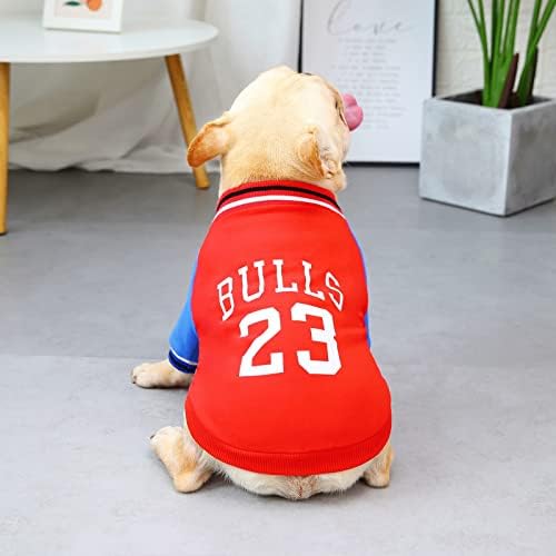 Cămașă pentru câini, Hanorace elastice pentru câini tricou de baschet fotbal pentru câini, uniformă sport pentru câini respirabilă