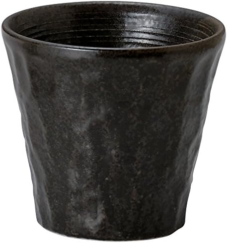 山下 工芸 Cupa Iraho Black Iraho Sake/Shochu Glass, φ9.2 × 8,5cm