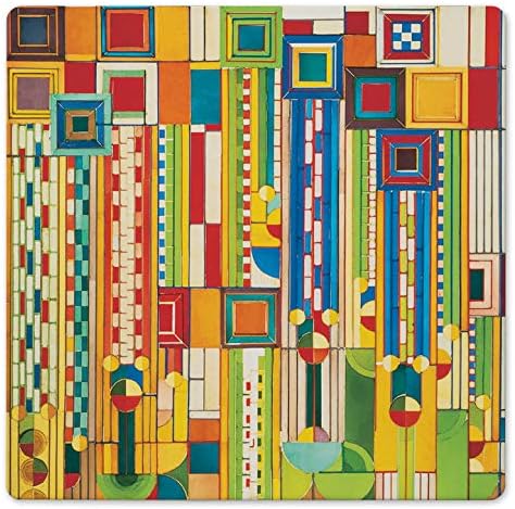 CoasterStone Frank Lloyd Wright Saguaro Formează Trivet, O Mărime, Multicolor