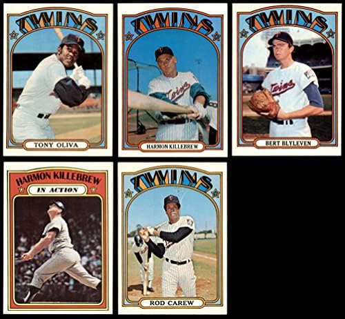 1972 Topps Minnesota Twins Team a stabilit Minnesota Twins NM+ Twins