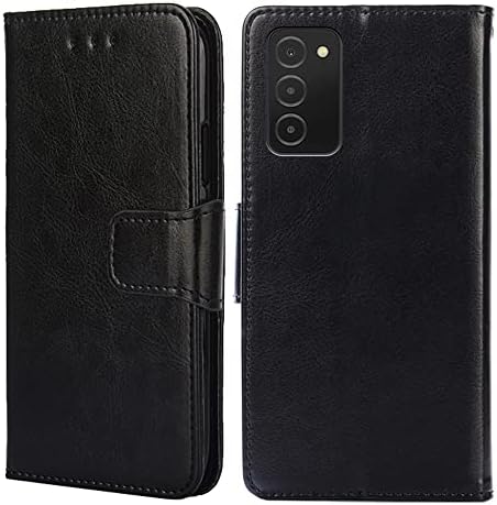 Compatibil cu Samsung Galaxy A03s portofel caz, Flip Folio carte PU piele telefon caz Shockproof capac Femei Bărbați Pentru