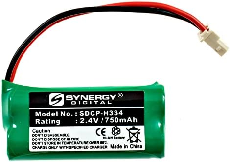 Synergy Digital Thone Ford Bateries, funcționează cu AT&T EL52353 Telefon fără fir, Ultra Hi-Capacity, Combo-Pack include: