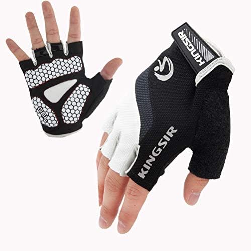 Abaodam 1 pereche Sport În aer liber mănuși cu jumătate de deget mănuși de antrenament respirabile antiderapante pentru ciclism