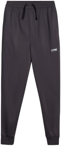 STX boys ' Track Pants - 2 Pack performanță Tricot Sport Jogger pantaloni de trening