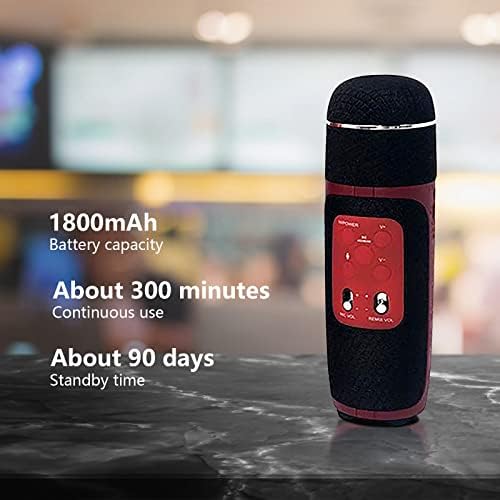 # Xj47d8 microfon wireless portabil de înaltă fidelitate telefon mobil Karaoke microfon Live sunet integrat adunare de familie