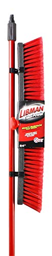 Libman 805.0 Push mătură cu bloc de rășină, peri de serviciu mediu, 24