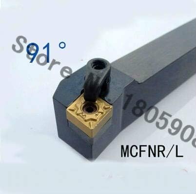 FINCOS MCFNR2020K12 CNC Strunguri de Strunguri Unelte de tăiat 91 de grade suport extern de strunjire 20 * 20 * 125MM