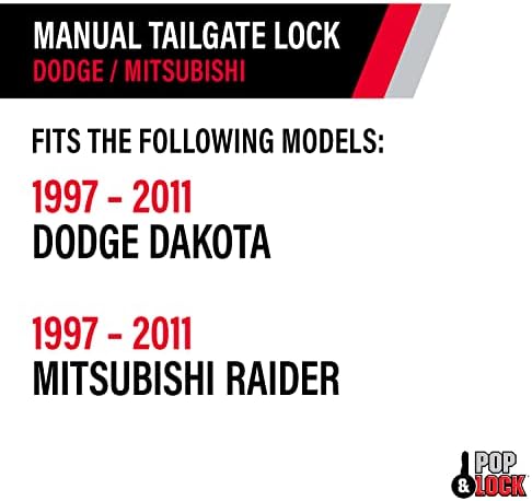 Pop & Lock - PL3600 BLACK Manual Block Block pentru Dodge Dakota și Mitsubishi Raider