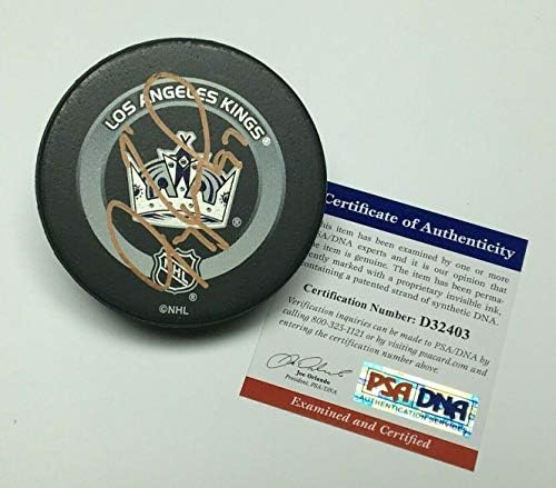 Jeremy Roenick a semnat pucul de hochei Los Angeles Kings PSA D32403-pucuri NHL cu autograf