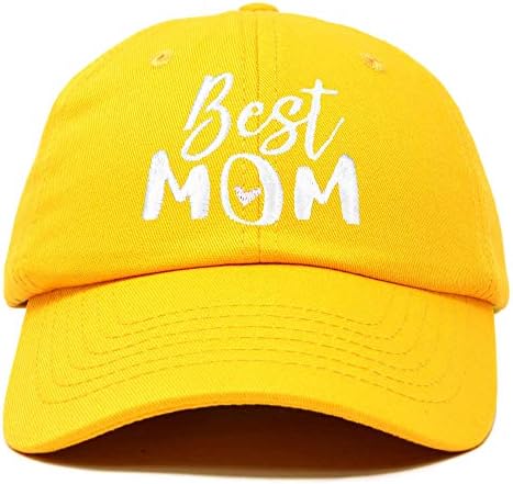 Dalix Best Mom Baseball Cap Womens Womens pălării pălării reglabile de zi mame