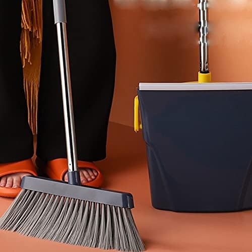 Instrumente de curățare mătură, mătură de curățare a podelei și praf de hol podea Utilizați în poziție verticală stand up gunoi