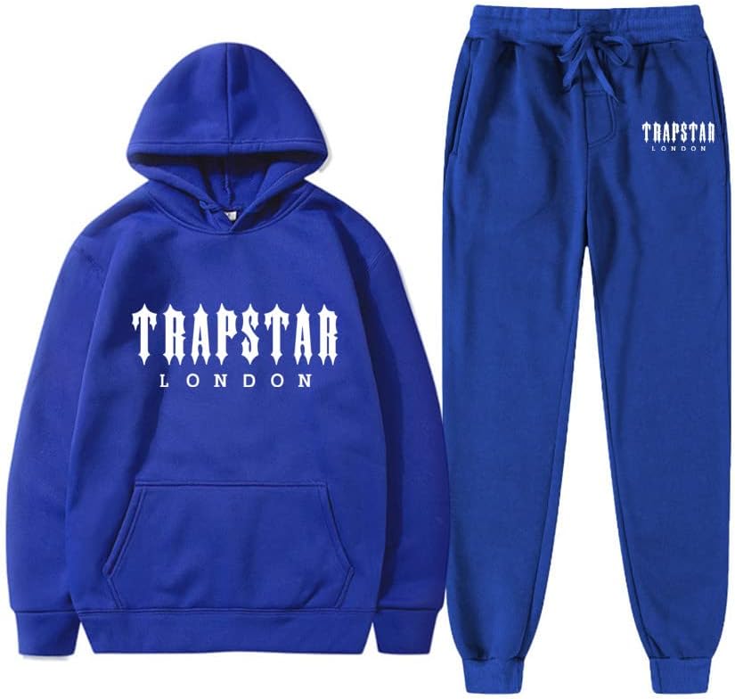 Track Cocoș Golden Track Track Tripos Imprimare Fleece Hoodie Hip Hop Streetwear Jogger Set Outfit for Men Trendy Hoodie pulover