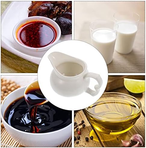 Hemoton Cafea Creamer Mini Cafea Lapte Creamer Ulcior Ceramice Servire Ulcior Portelan Sos Barca Sos Sos Ulcior Lapte Ulcior