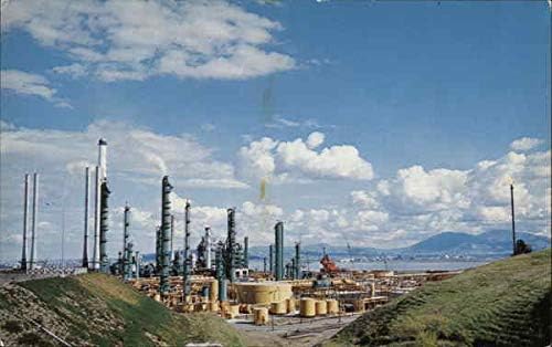 Humble Oil Company rafinărie Benicia, California CA carte poștală originală Vintage