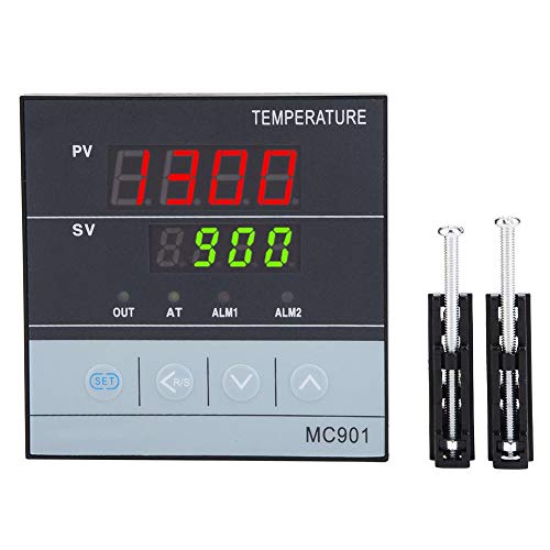 Fafeicy MC901 Digital PID Controler de temperatură, K Tip PT100 Releu de intrare a senzorului de ieșire SSR, termostat
