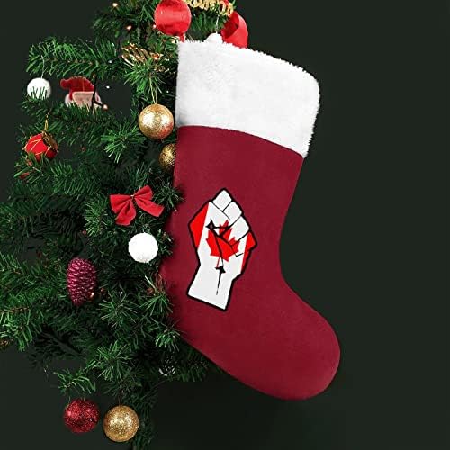 Fum crescut canada steag personalizat de Crăciun pentru Crăciun acasă pentru copaci de Crăciun decorațiuni agățate