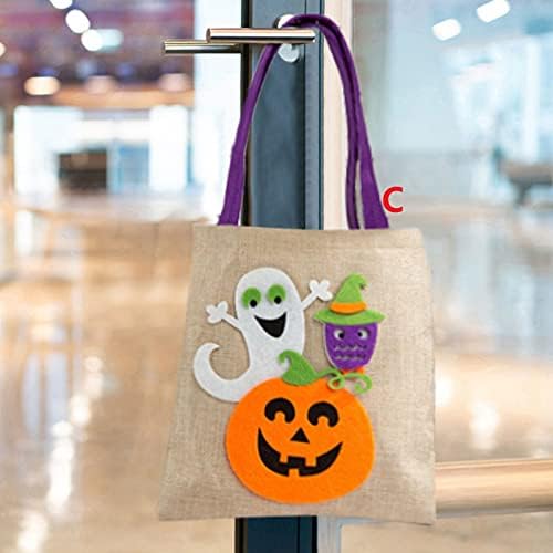 DBYLXMN BAG Kids Halloween Bag trick Băbagtreat găleată Halloween sau menaj și organizatori de 45 de galoni Coșuri de depozitare