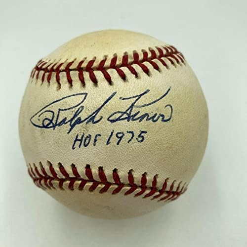 Ralph Kiner Hof 1975 a semnat Baseball League National JSA COA - baseball -uri autografate