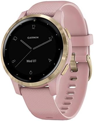 Garmin VivOactive 4S GPS Smartwatch cu muzică și fitness activitate de activitate și monitorizare pentru sănătate 010-02172-31