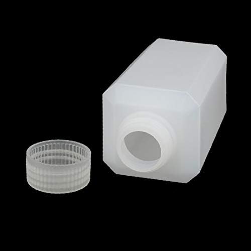X-Dree 250ml HDPE Plastic Cap Cap Capac de depozitare Reactiv Square Reactiv alb (250ml HDPE plastica tappo A Vite Stretta
