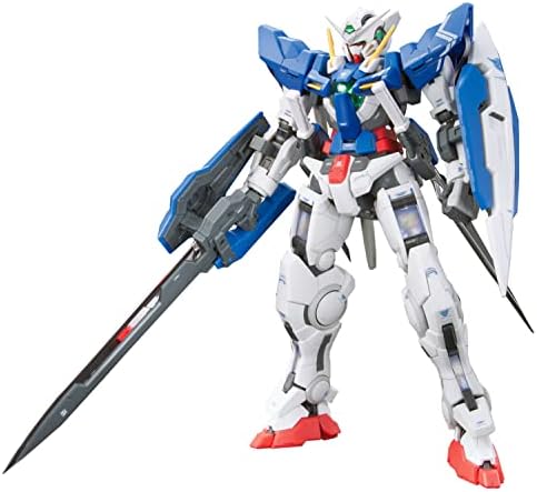 Bandai Hobby-Gundam 00-15 Gundam Exia Gundam 00, Bandai Spirits RG 1/144 Kit Model, alb