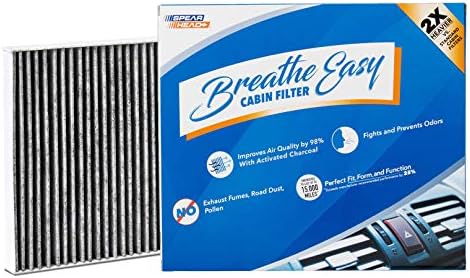 Spearhead Odor Defense Breathe Easy Cabin Filter, se potrivește ca OEM, cu o durată de până la 25% mai lungă cu Carbon activat