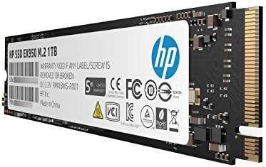 HP EX950 M.2 1TB PCIE 3.1 X4 NVME 3D TLC NAND INTERN SOLID DRIVE 5MS23AAABC