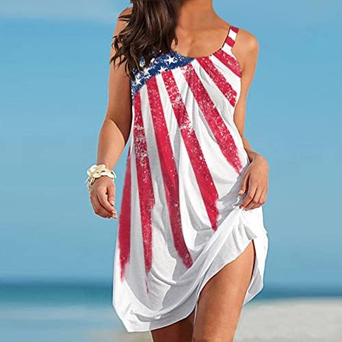 Rochii UQGHQO & nbsp; pentru & nbsp; femei & nbsp;2023 Rochii Midi 2 iulie Vară Casual Sundress de plajă rochie scurtă cu imprimare