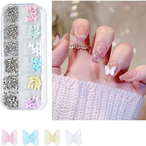 Bows Nail Art Art Charms Nail Art Rinones and Pearls Heart Nail Art Charm Fluture Fluture Charm Flower Flower Charms Flower