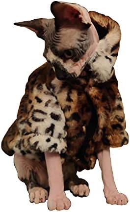 Ns sphynx pisică groasă de bumbac de iarnă Ieșire de leopard cupluri se poartă cu pisica ta pentru pisică fără păr, Devon Rex