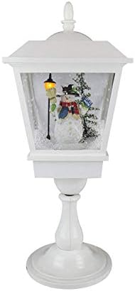 25.25 om de zăpadă muzical luminat de ninsoare albă de top de sus de Crăciun lampa de stradă