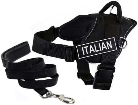 Cabina „italiană” a lui Dean & Tyler DT cu decupaj reflectorizant, X-Small și 6 ft Pidded Puppy Leash.