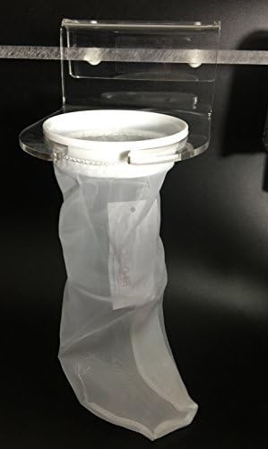 Prefilter Sock titularul Mount cu 1 sac de filtru gratuit 200 Microni simțit 4 inch Filtru sac pentru acvariu Recif Marine