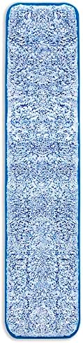 Cleanaide Plate Microfiber Mop Pad de 24 de centimetri, albastru