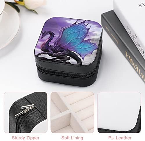 Purple Dragon Premium Premium Travel Micii bijuterii cutii Colier Colier Organizator de depozitare Mini Display