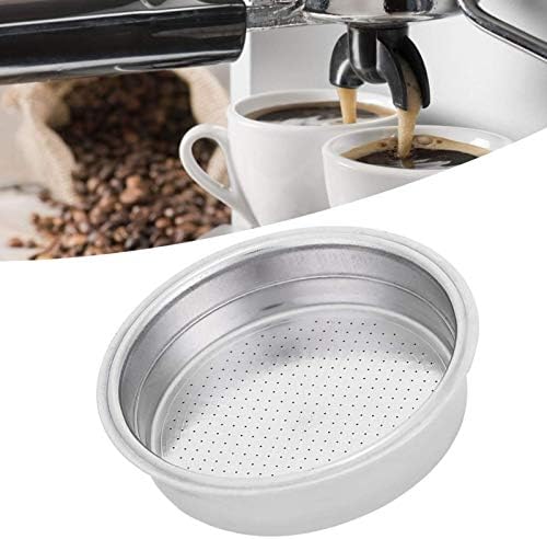 Filtru de cafea din oțel inoxidabil, coș de filtru poros de 51 mm, reutilizabil, reutilizabil, înlocuitor pentru Breville Portafilter