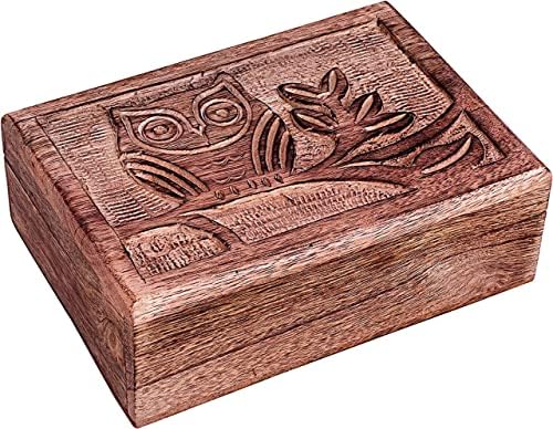 Sundershala din lemn bijuterii din lemn sculpturi manual proiecte de depozitare depozitare manuală fabricată din lemn cutia