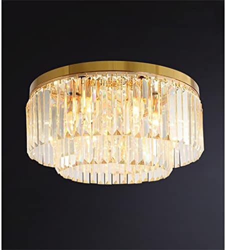 Lumini de tavan GENIGW lampă de tavan cu LED-uri din cristal auriu Pentru Dormitor Sufragerie Bucătărie Sufragerie lumină nordică