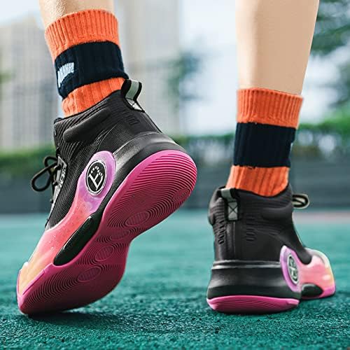 Pantofi de baschet de performanță Cross-Trainer pentru bărbați - Colorblock pantofi sportivi Multi-Sport populari adidași pentru