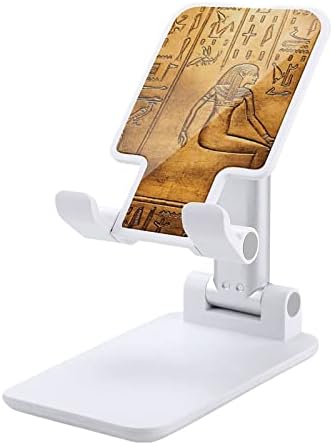 Colecție egipteană Artă antică Egiptene Antică Pollabilă Telefonul Pollabil Stand Reglabil pentru suport pentru tabletă pentru casă Offce Desktop în stil roz