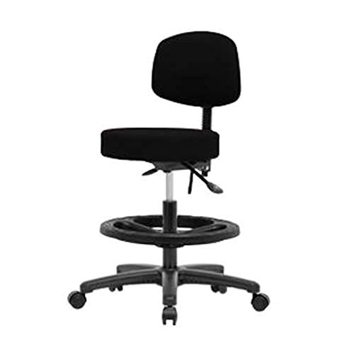 Thomas ECOM Fmbst-RG-T1-CF-RC-F41 scaun de înălțime medie din țesătură cu spate și bază din nailon negru, cu înclinare, inel