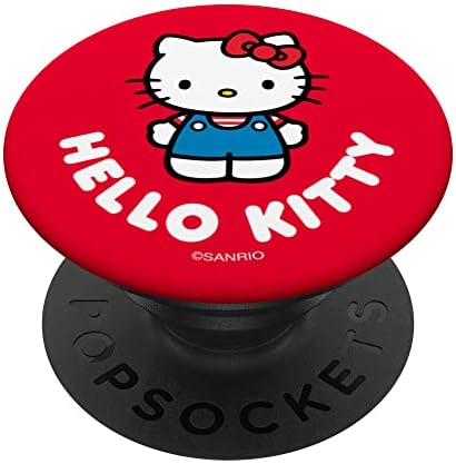 Hello Kitty personaj Față și spate Popsockets Swappable Popgrip