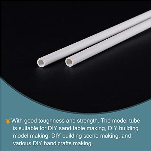 Tubul de fibră de sticlă albă Goonsds - pentru construcția de masă de nisip Transformare Tub rotund Model de plastic Materiale