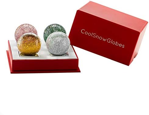 Coolsnowglobes mini bijuterii de Crăciun set de patru