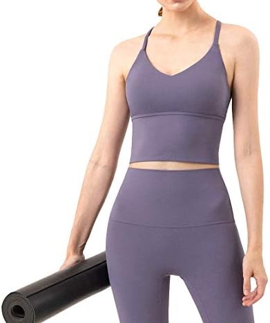 Femei Racerback Sport Sutiene Camisole Mare Impact Antrenament Gym Activewear Yoga Rezervor De Top