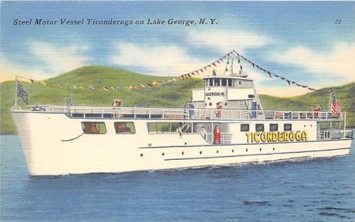 Lacul George, carte poștală din New York