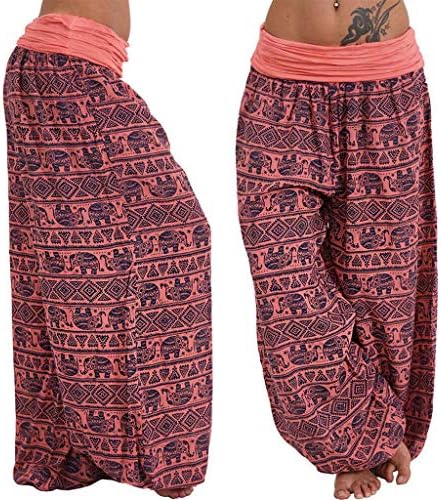 Pantaloni pijama pentru femei cu talie înaltă cu talie înaltă și roșu plaid lounge funduri de pijama, plus dimensiuni de loungewar