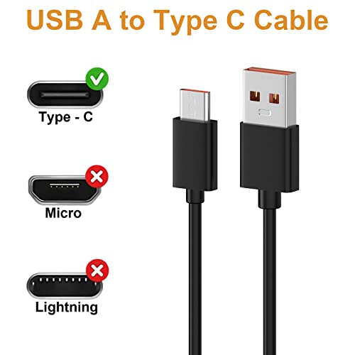 Toxaoii Înlocuire USB Tip-C încărcător de încărcare a cablului cablului de alimentare compatibil cu SRHYTHM NC 25 NC 35 NC