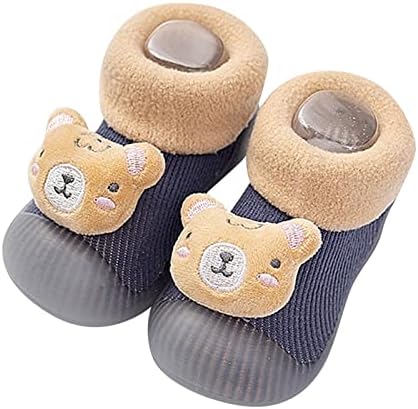 Copil Toddle Încălțăminte Iarna Toddler Pantofi Moale Jos Interior Antiderapant Cald Podea Desene Animate Tigru Șosete Baby