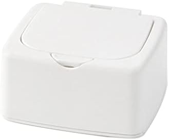 Mini cutii de depozitare din plastic cu capac Flip Auto Press Pop-Up Cutie de bumbac pentru machiaj în aer liber, cu o cutie